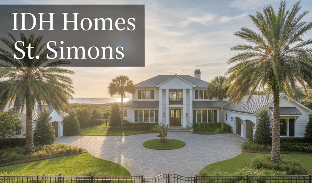 Professional blog header image for article titled: IDH Homes St. Simons. High quality, relevant imag