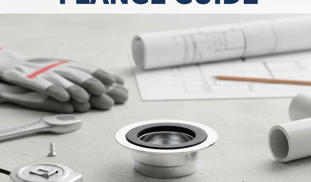 Professional blog header image for article titled: Rough-In Toilet Flange Guide. High quality, relev