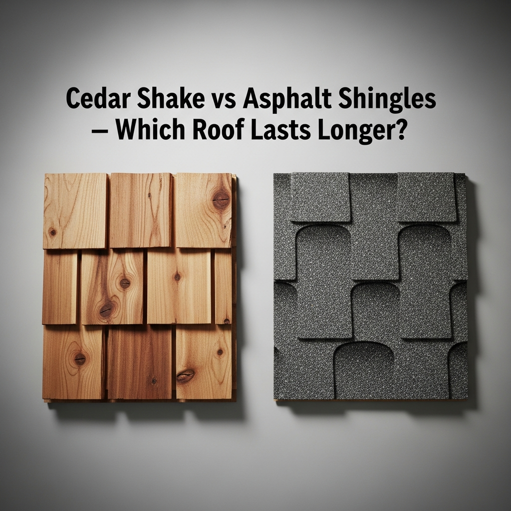 Cedar Shake vs Asphalt Shingles — Which Roof Lasts Longer?