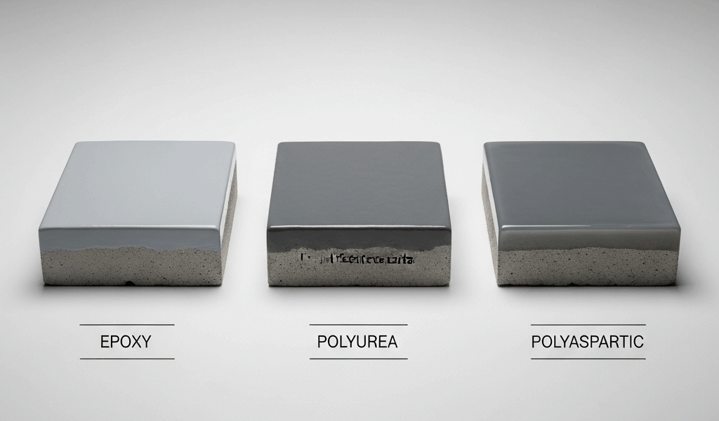 Professional photograph related to: Garage Floor Coating Comparison — Epoxy vs Polyurea vs Polyaspar