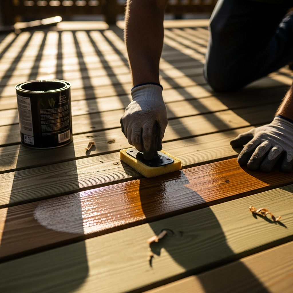 Stain Pressure Treated Wood the Right Way